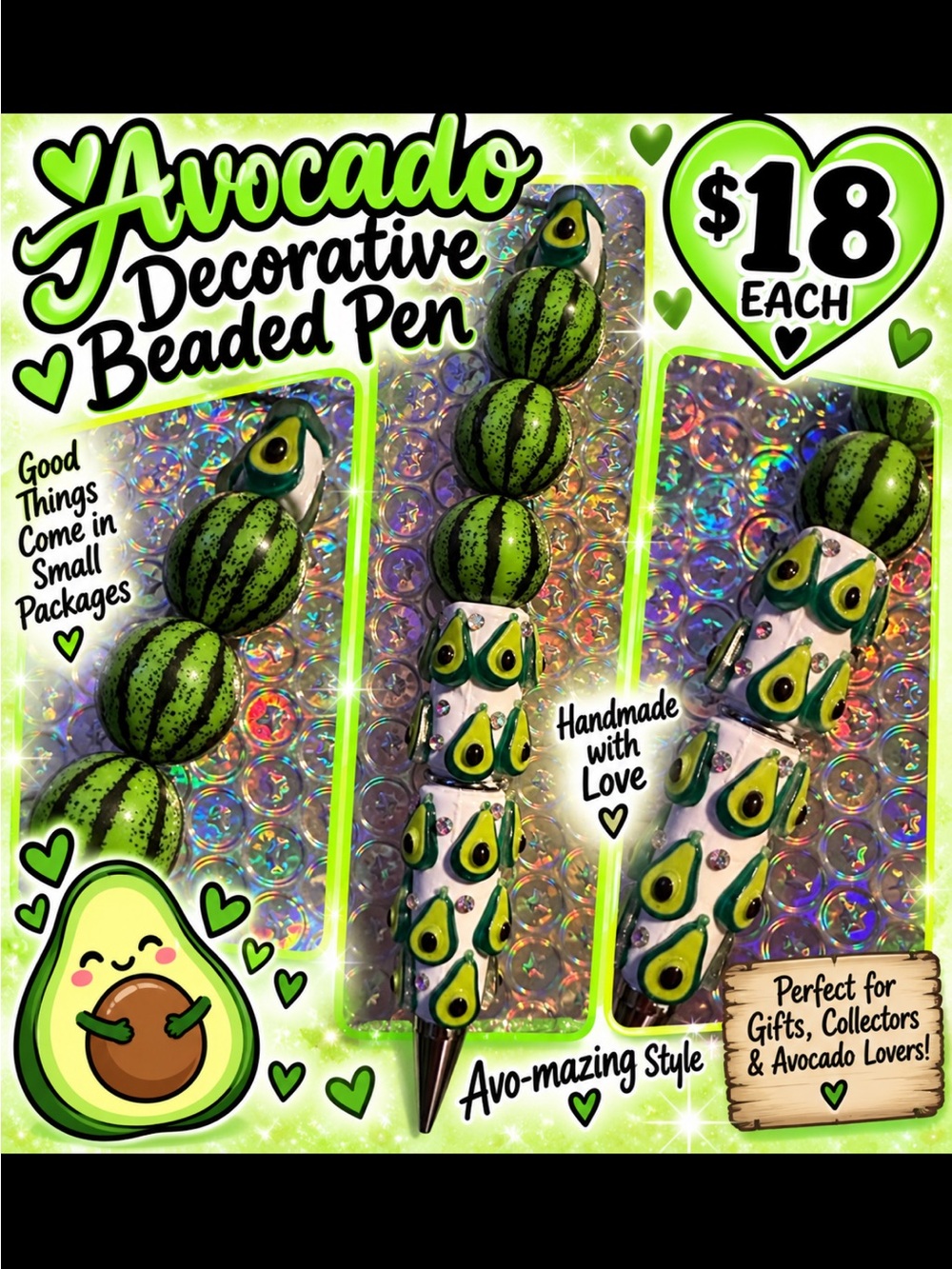 Othr Green Avocado-Pattern Reptile Enrichment Accessory